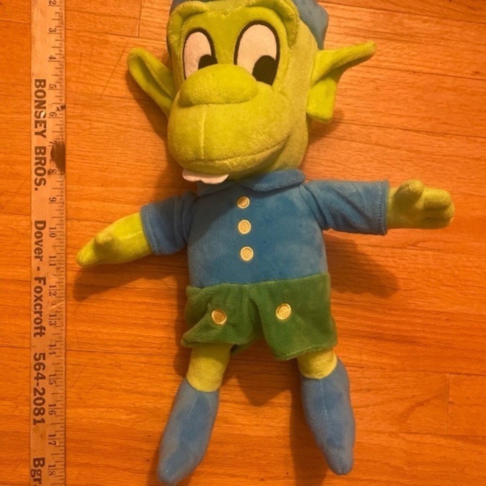 The Simpsons Happy Green Elf Plush Toy